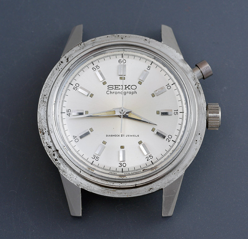 A 52 year old Olympian: Seiko one-button chronograph from October 1964 |  Adventures in Amateur Watch Fettling