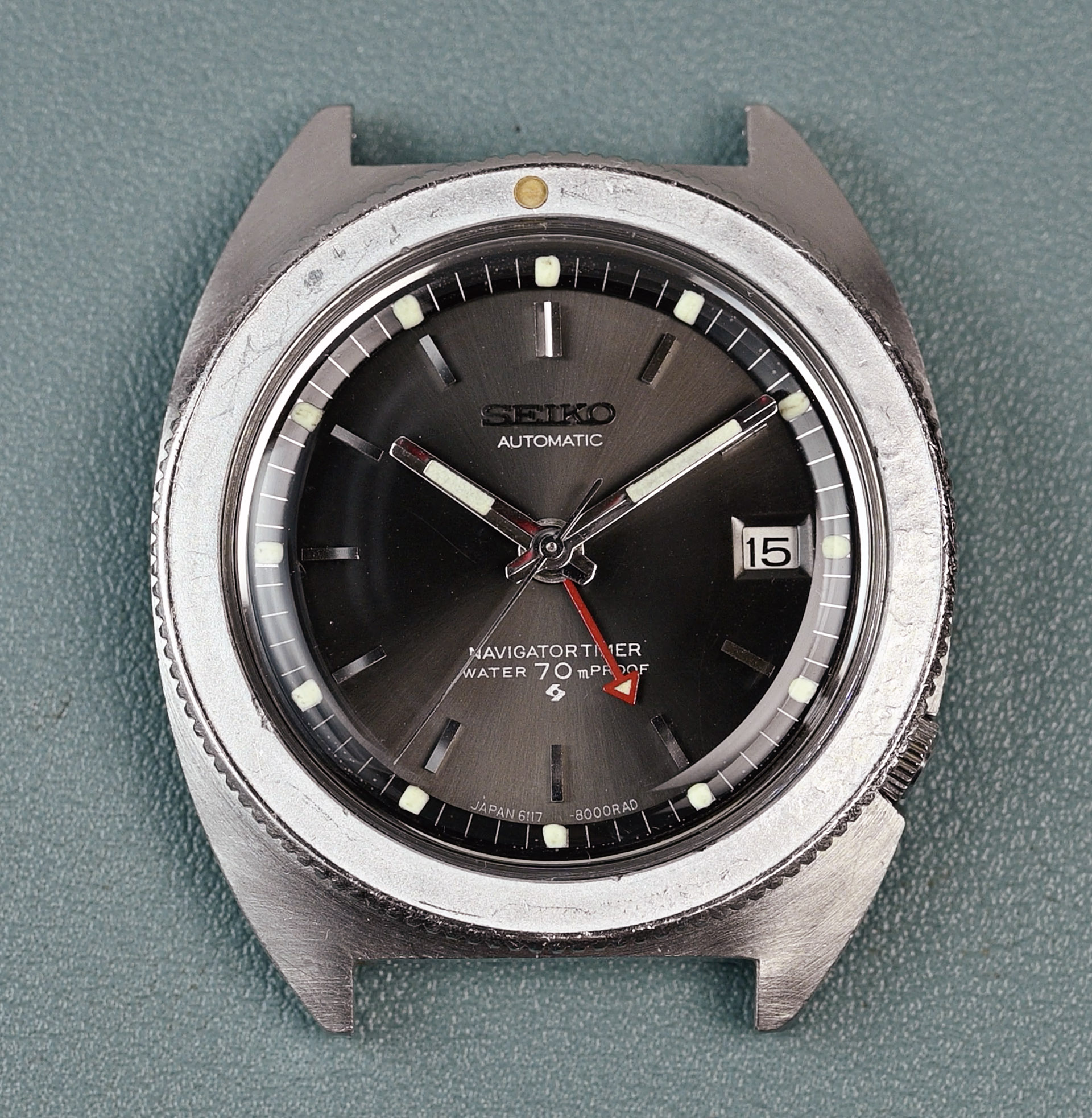 A ghost bezel Seiko Navigator Timer 6117-8000 from 1969 | Adventures in  Amateur Watch Fettling
